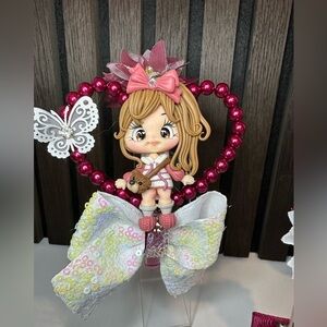 Pink Heart Kids Hair Accessory
